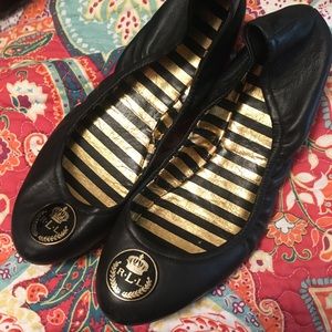 Lauren Ralph Lauren Black Flats